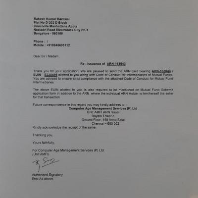 Amfi Arn Certificate Camsd52addc3 532b 8f93 4027 10eaff324fd6